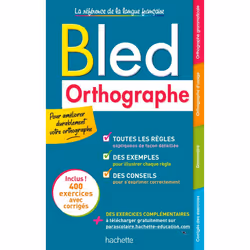ISBN Bled Orthographe, Éducatif, Français, 256 pages