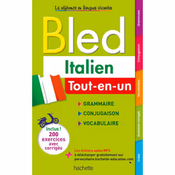 ISBN Bled Italien Tout en Un, Éducatif, Français, 208 pages