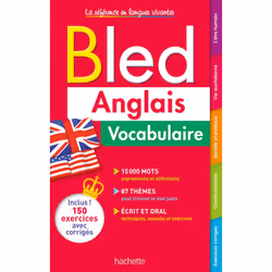 ISBN Bled Anglais Vocabulaire, Éducatif, Français, 256 pages