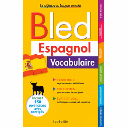 ISBN Bled Espagnol Vocabulaire, Éducatif, Français, 256 pages