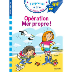 Sami et Julie CP Niveau 3 : Opération mer propre ! (Broché)