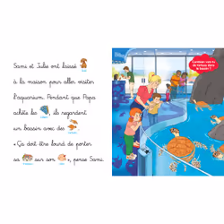 Les histoires de P'tit Sami Maternelle (3-5 ans) : Sami et Julie à l'aquarium (Cartonné)