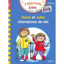 ISBN Sami et Julie- Spécial DYS (dyslexie) Sami et Julie, champions de ski, Éducatif, Français, 32 pages