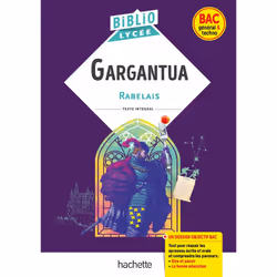 ISBN BiblioLycée Gargantua (Rabelais) - BAC 2024, Éducatif, Français, 336 pages