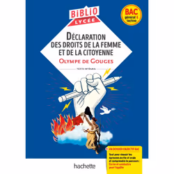 ISBN BiblioLycée - Déclaration des droits de la femme et de la citoyenne, de Gouges - BAC 2024, Éducatif, Français, 112 pages