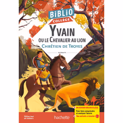 ISBN Bibliocollège - Yvain ou le Chevalier au lion, Chrétien de Troyes, Éducatif, Français, 128 pages