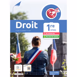 ISBN Objectif Bac Droit 1re STMG (détachable) - Ed. 2022, Éducatif, Français, 176 pages