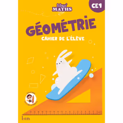 ISBN Mouv' Maths - Cahier de géométrie CE1 - Ed. 2023, Éducatif, Français, 52 pages