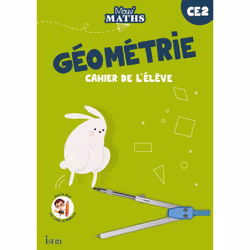 ISBN Mouv' Maths - Cahier de géométrie CE2 - Ed. 2023, Éducatif, Français, 52 pages