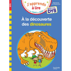 Sami et Julie- Spécial DYS (dyslexie) A la découverte des dinosaures (Broché)