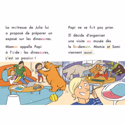 Sami et Julie- Spécial DYS (dyslexie) A la découverte des dinosaures (Broché)