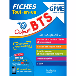 ISBN Objectif BTS GPME - Fiches Tout-en-un, Éducatif, Français, 400 pages