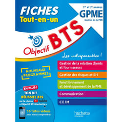Objectif BTS GPME -  Fiches Tout-en-un (Broché)