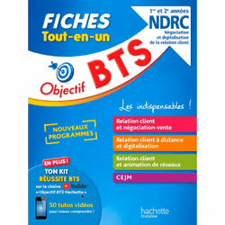 ISBN Objectif BTS NDRC - Fiches Tout-en-un, Éducatif, Français, 336 pages