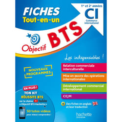 Objectif BTS Commerce international -  Fiches Tout-en-un (Broché)
