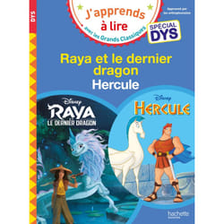 Disney - Spécial DYS (dyslexie) Raya/ Hercule (Broché)