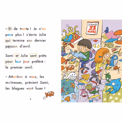 Sami et Julie- Spécial DYS (dyslexie) Poisson d'avril (Broché)