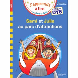 ISBN Sami et Julie- Spécial DYS (dyslexie) Sami et Julie au parc d'attractions, Éducatif, Français, 32 pages