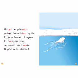 L'ours blanc niveau 3 - J'apprends à lire Montessori (Broché)