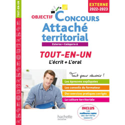 Objectif Concours 2022-2023 Attaché territorial (concours externe)