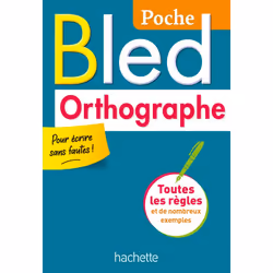 ISBN Bled Poche Orthographe, Éducatif, Français, 192 pages