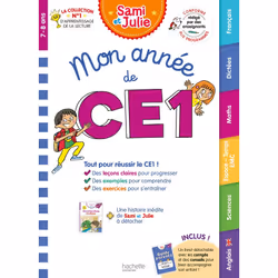 ISBN Mon année de CE1 avec Sami et Julie (toutes les matières), Éducatif, Français, 176 pages