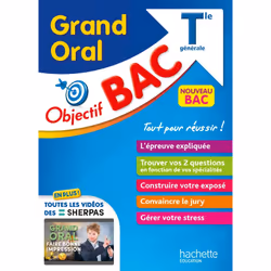 ISBN Objectif BAC Grand Oral Tle générale, Éducatif, Français, 160 pages