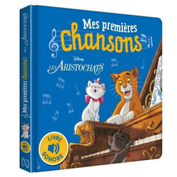 Livre sonore - Disney - Les Aristochats - 5 puces - Chansons pour enfants - Découverte musicale