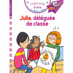 ISBN Sami et Julie CE1 Julie, déléguée de classe, Éducatif, Français, 32 pages