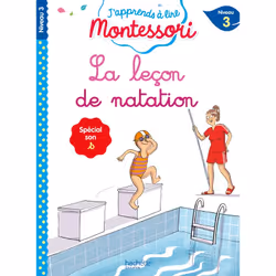 ISBN La leçon de natation - J'apprends à lire Montessori, Éducatif, Français, 32 pages