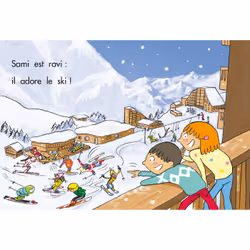 Sami et Julie CP Niveau 1 - Sami à skis (Broché)