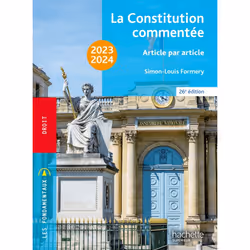 ISBN Fondamentaux - La Constitution commentée 2023-2024, Éducatif, Français, 192 pages