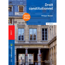 ISBN Fondamentaux - Droit constitutionnel 2023-2024, Éducatif, Français, 168 pages