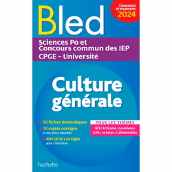 ISBN Bled Supérieur - Culture générale, examens et concours 2024, Éducatif, Français, 256 pages