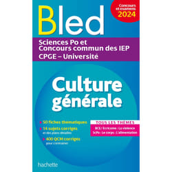 Bled - Culture générale, examens et concours 2024