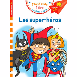ISBN Sami et Julie CP Niveau 1 - Les super-héros, Éducatif, Français, 32 pages