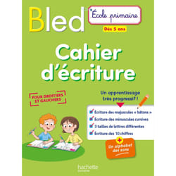 BLED Cahier d'écriture Dès 5 ans (Broché)