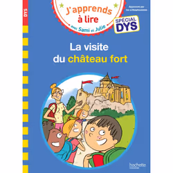 ISBN Sami et Julie - Spécial DYS (dyslexie) La visite du château fort, Éducatif, Français, 32 pages