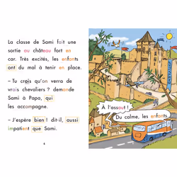 Sami et Julie - Spécial DYS (dyslexie) La visite du château fort (Broché)