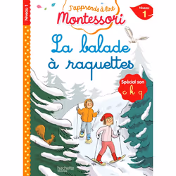ISBN J'apprends à lire Montessori - CP niveau 1 : La balade à raquettes, Éducatif, Français, 32 pages
