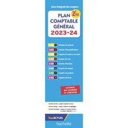 Plan comptable 2023 - 2024 (autorisé aux examens et concours) (Broché)