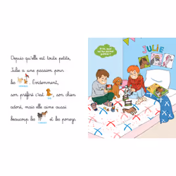 Les histoires de P'tit Sami Maternelle (3-5 ans) : Julie fait du poney (Cartonné)