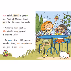 Sami et Julie- Spécial DYS (dyslexie)  Sami et Julie cherchent les oeufs (Broché)