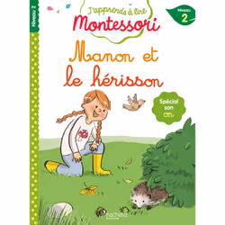 ISBN Montessori - CP niveau 2 : Manon et le bébé hérisson, Éducatif, Français, 32 pages