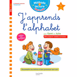 ISBN Sami et Julie J'apprends l'alphabet Dès 3 ans, Éducatif, Français, 32 pages