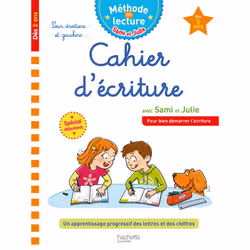 ISBN Sami et Julie Cahier d'écriture Dès 5 ans, Éducatif, Français, 32 pages