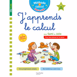 ISBN Sami et Julie J'apprends le calcul Dès 5 ans, Éducatif, Français, 48 pages