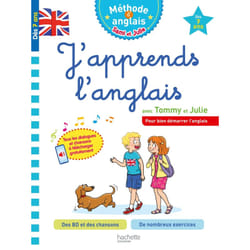 J'apprends l'anglais avec Tommy et Julie Dès 7 ans (Broché)