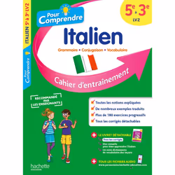 ISBN Pour comprendre Italien 5e-4e-3e LV2, Éducatif, Français, 96 pages
