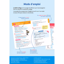 Bled Collège Anglais (Broché)